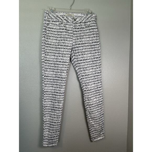 MAISON SCOTCH Women La Bohemienne Skinny Stretch Jeans Size W29 L32 Black And Wt - Picture 1 of 9